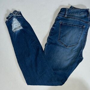 Refuge distressed skinny jeans